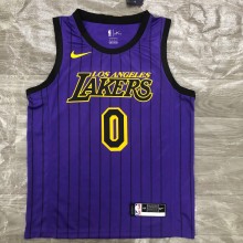 Los Angeles Lakers Purple #0 YOUNG 1:1 Quality NBA Season Jerseys 2018