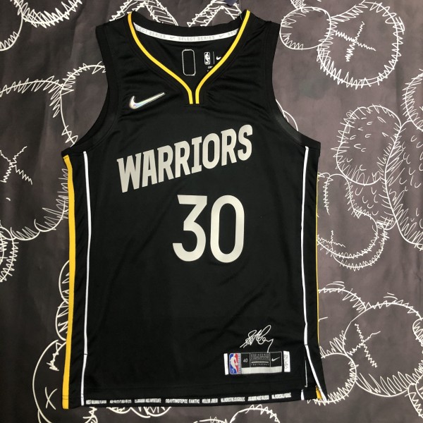Golden State Warriors Black Honor Edition #30 CURRY 1:1 Quality NBA Season Jerseys