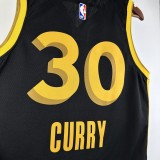 Golden State Warriors BLACK City Edition #30 CURRY 1:1 Quality NBA Season Jerseys 2024