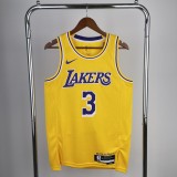 Los Angeles Lakers Yellow #3 DAVIS 1:1 Quality NBA Season Jerseys  2023