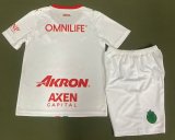 Chivas (Guadalajara )  Away Kids   1:1 Quality Soccer Jersey  25-26