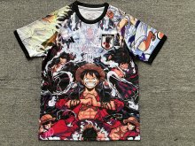 Japan Special Edition grey red Monkey D Luffy  Fans 1:1 Quality Soccer Jersey  25-26
