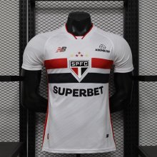 Sao Paulo Home Player 1:1 Quality Soccer Jersey  26-27