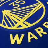 Golden State Warriors Blue V-Neck  #35 DURANT 1:1 Quality NBA Season Jerseys 2020