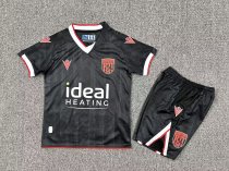 West Bromwich Albion Third  Away Fans Kids  1:1 Quality Soccer Jersey  25-26
