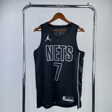 Brooklyn Nets Black #7 DURANT 1:1 Quality NBA  Season Jerseys 2023