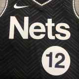 Brooklyn Nets Reward Edition Black #12 HARRIS 1:1 Quality NBA  Season Jerseys 2021