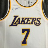 Los Angeles Lakers  75 Year  White #7 ANTHONY  1:1 Quality NBA Season Jerseys 2022