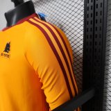 Retro Roma Long sleeve T-shirt Special Edition Red 1:1 Quality Soccer Jersey 25-26