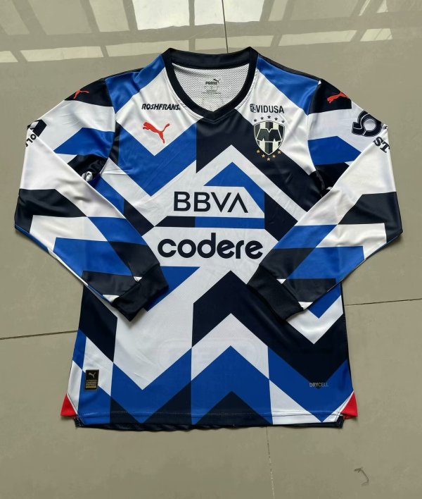 Monterrey Third Away Long Sleeve  fans  1:1 Quality Soccer Jersey    23-24