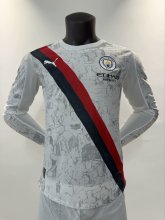 Manchester City Long  Away Fans 1:1 Quality Soccer Jersey  25-26
