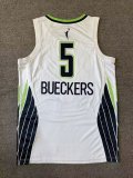 Dallas Wings White #5 BUECKERS NBA Jerseys  25-26