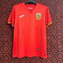 Romania away fans 1:1 Quality Soccer Jersey  24-25
