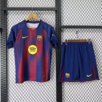 Barcelona  Home With Pants Sets fans 1:1 Quality Soccer Jersey 25-26