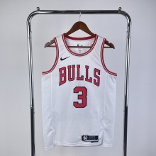 Chicago Bulls White  #3 WADE 1:1 Quality NBA  Season Jerseys  2023