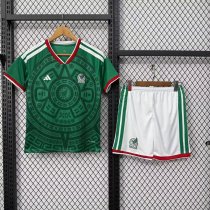 Mexico home Kids   1:1 Quality Soccer Jersey 26-27 (2026)