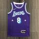 Los Angeles Lakers 75 Year Kobe #8 BRYANT Purple City Edition NBA Jerseys 2022