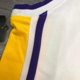 Los Angeles Lakers Kobe #8 BRYANT  White V-neck NBA Jerseys