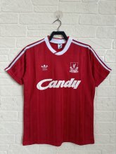 Retro Liverpool home 1:1 Quality Soccer Jersey  1988-1989