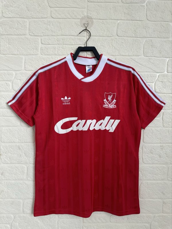 Retro Liverpool home 1:1 Quality Soccer Jersey  1988-1989