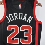 Chicago Bulls Black City Edition #23 JORDAN 1:1 Quality NBA  Season Jerseys 2024