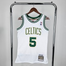 Retro Boston Celtics White #5 GARNETT 1:1 Quality NBA Jerseys  2008