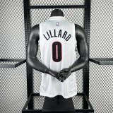 Portland Trail Blazers white #0 LILLARO 1:1 NBA Jerseys 2026