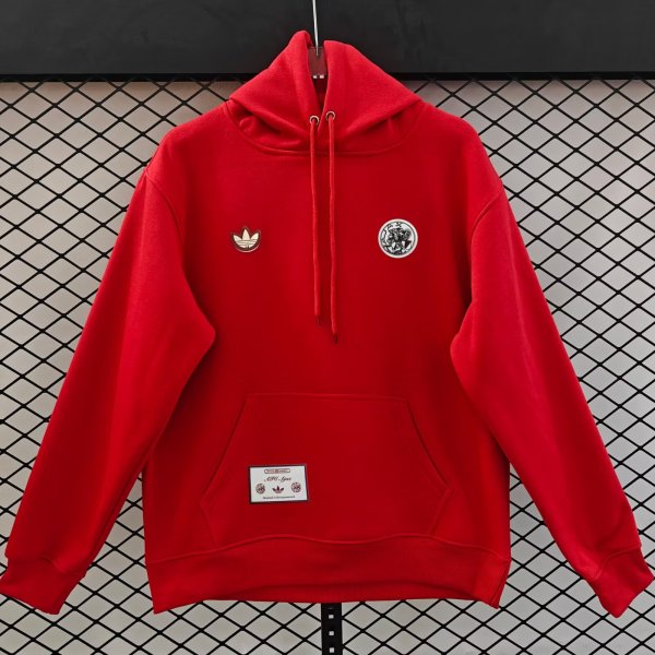 Ajax Hoodie Black Blue Green  Red  Grey  White Jacket  Tracksuit  1:1 Quality Soccer Jersey  25-26