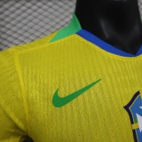 Brazil home player 1:1 Quality Soccer Jersey 25-26