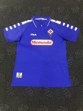 Retro Florence  Home  Kits Suit    1:1 Quality Soccer Jersey   1998-1999