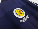 Retro  Scotland  Away 1:1 Quality Soccer Jersey  1987-1988