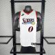 Philadelphia 76ers Retro White #0 MAXEY 1:1 Quality NBA  Season Jerseys 2026