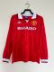 Retro  Manchester United Home long  1:1 Quality Soccer Jersey  1992-94