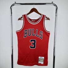 Retro Chicago Bulls Red #3 WADE 1:1 Quality NBA  Season Jerseys 2016-2017