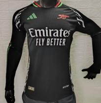 Arsenal  away Long Sleeve Player 1:1 Quality Soccer Jersey    24-25
