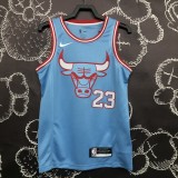 Chicago Bulls Blue #23 JORDAN 1:1 Quality NBA  Season Jerseys