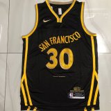 Golden State Warriors  Black  #30 CURRY NBA Jerseys