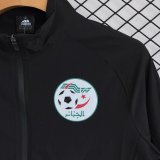 Algeria Windbreaker Sets With pants  Black 1:1 Quality Soccer Jersey  25-26