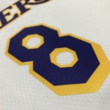 Los Angeles Lakers 75 Year  White Kobe #8 BRYANT 1:1 Quality NBA Season Jerseys 2022