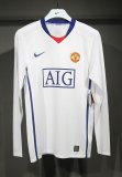 Retro Manchester United away long  player  1:1 Quality Soccer Jersey  2007-2008