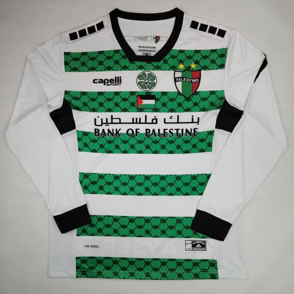 Palestine Special Edition Long sleeves Fans 1:1 Quality Soccer Jersey  24-25