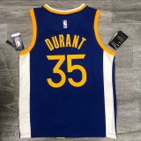 Golden State Warriors Blue V-Neck  #35 DURANT 1:1 Quality NBA Season Jerseys 2020