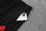 Manchester United Training  Tracksuit   Black Red(Kids And Man )  1:1  25-26