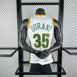 Retro Oklahoma City Thunder SW  White #35 DURANT NBA Jerseys 2007-2008