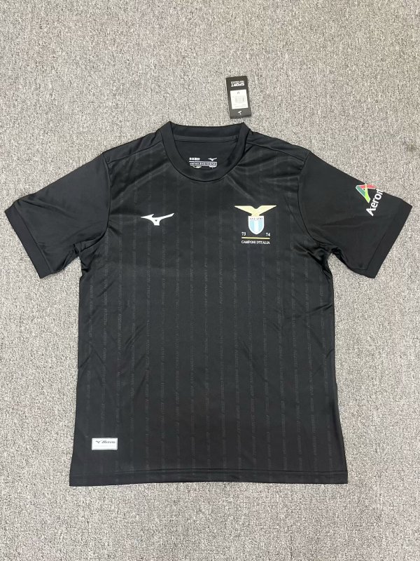 Lazio 50th Anniversary black Fans  1:1 Quality Soccer Jersey  24-25