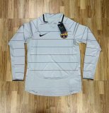 Retro Barcelona Long  Away 1:1 Quality Soccer Jersey  2003-2004