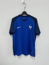 Retro France Home  1:1 Quality Soccer Jersey  2016