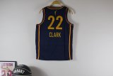 INDIANA   Kids  Black  MITCHELL #22 CLARK NBA Jerseys