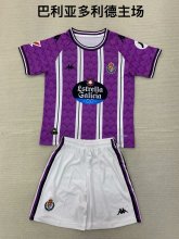 Valladolid  home kids  1:1 Quality Soccer Jersey   24-25
