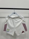 Villa  player Home Shorts Pants 1:1 Quality Soccer Jersey  25-26